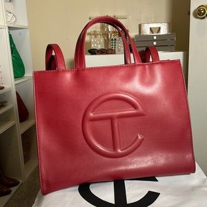 Telfar Medium Shopping Bag - Oxblood